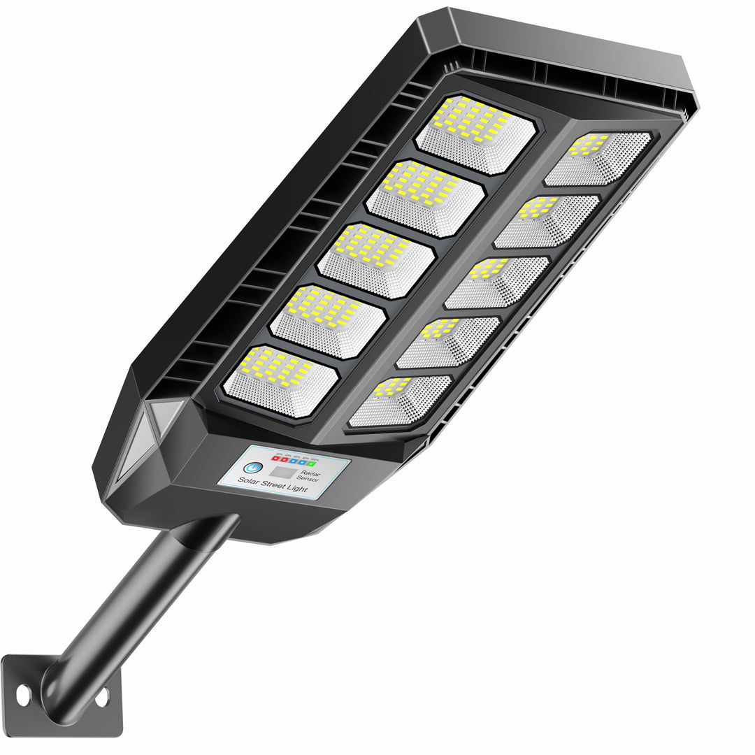 Deepn TW001 IP66 Solar Flood Lights, 6500K Dusk to Dawn with Motion Sensor & Remote